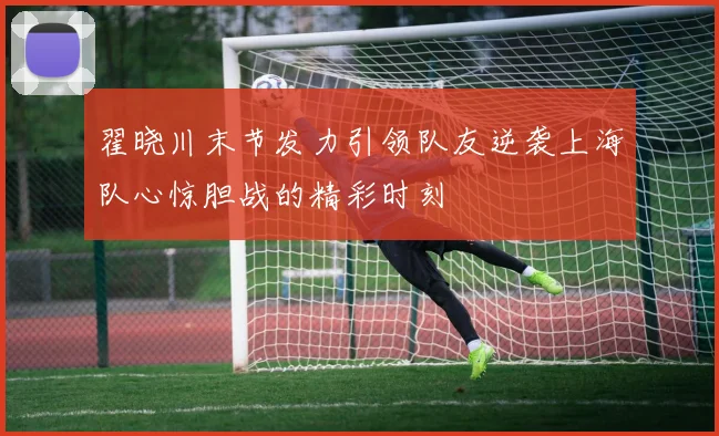翟晓川末节发力引领队友逆袭上海队心惊胆战的精彩时刻